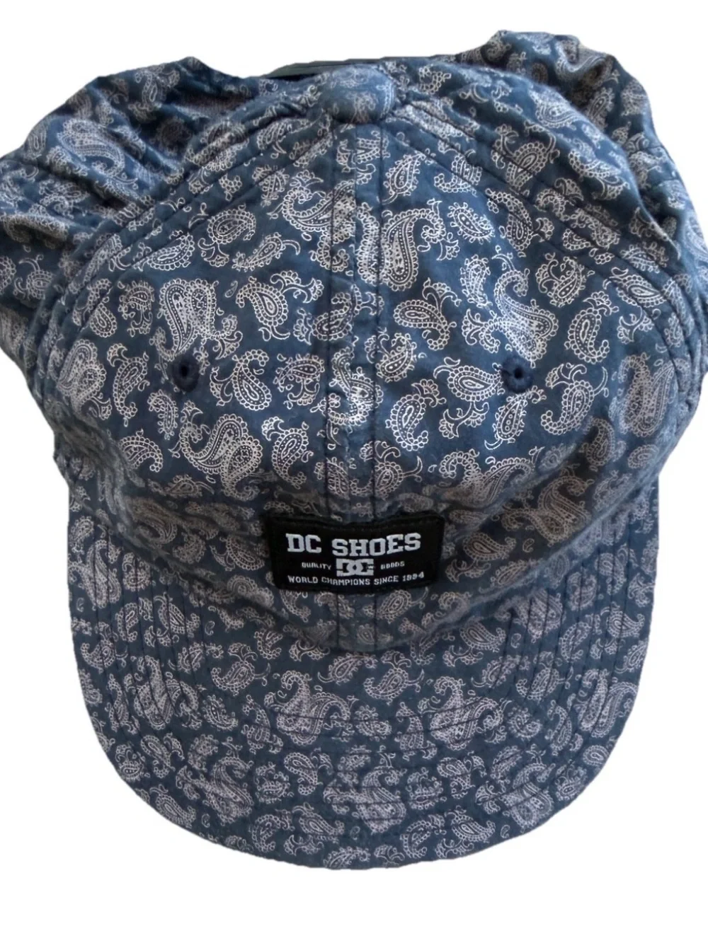 DC Shoes Co. Men's New Old Stock Paisley Print Snapback Hat Skater OSFA